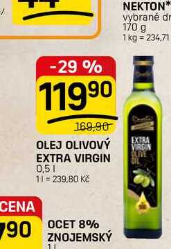 OLEJ OLIVOVÝ EXTRA VIRGIN 0,5l