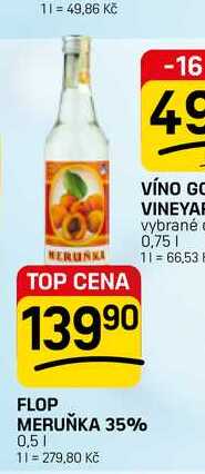 FLOP MERUŇKA 35% 0,5l