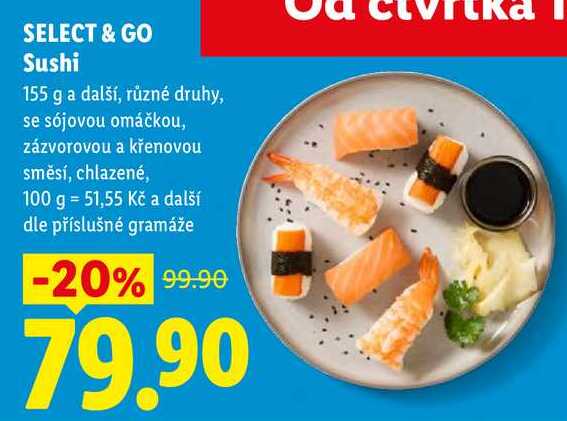 SELECT & GO Sushi, 155 g