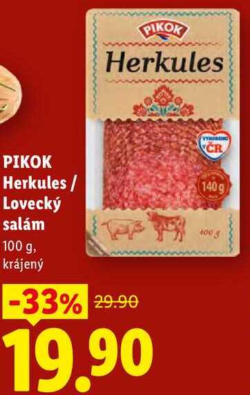 PIKOK Herkules/ Lovecký salám, 100 g