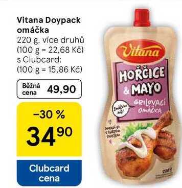Vitana Doypack omáčka, 220 g, více druhů 