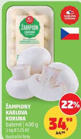 ŽAMPIONY KARLOVA KORUNA balené, 400 g