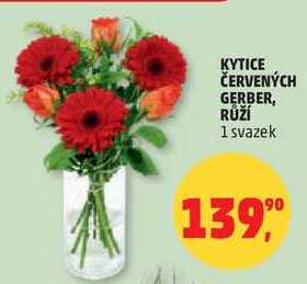 KYTICE ČERVENÝCH GERBER, RŮŽÍ, 1 svazek