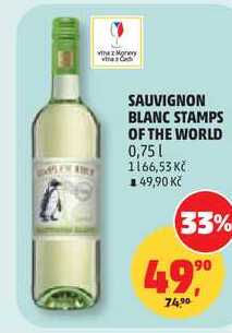 SAUVIGNON BLANC STAMPS OF THE WORLD, 0,75 l