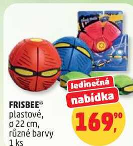 FRISBEE 22 cm, různé barvy, 1 ks