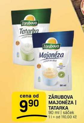 ZÁRUBOVA MAJONÉZA | TATARKA 90 ml | sáček 