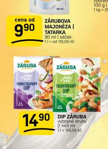DIP ZÁRUBA vybrané druhy 2 x45 ml