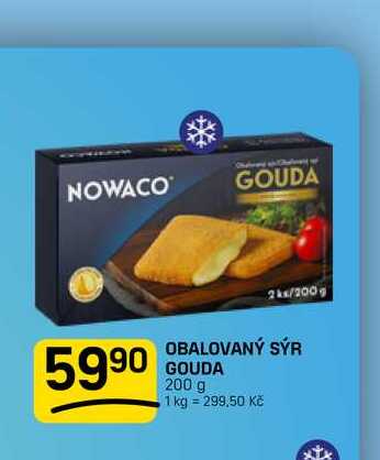 OBALOVANÝ SÝR GOUDA 200 g