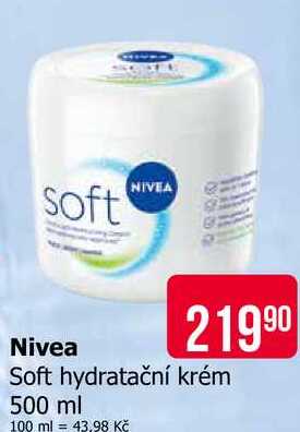 Nivea Soft Svěží hydratační krém 500ml