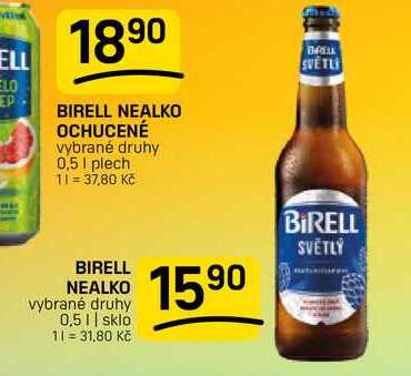 BIRELL NEALKO vybrané druhy 0,5l
