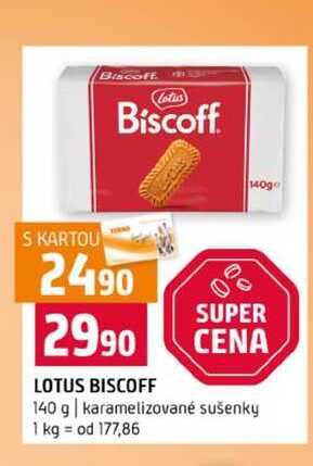 LOTUS BISCOFF 140 g karamelizované sušenky 