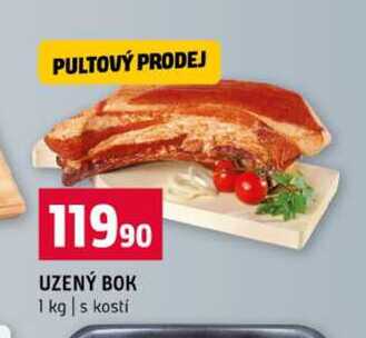 uzený bok s kostí 1kg