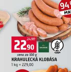 KRAHULECKÁ KLOBÁSA 100g