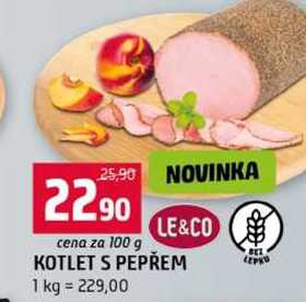 KOTLET S PEPŘEM 100g