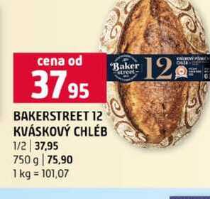 BAKERSTREET 12 KVÁSKOVÝ CHLÉB 1/2 750 g