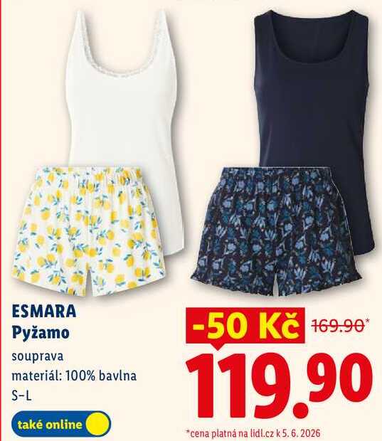 ESMARA Pyžamo