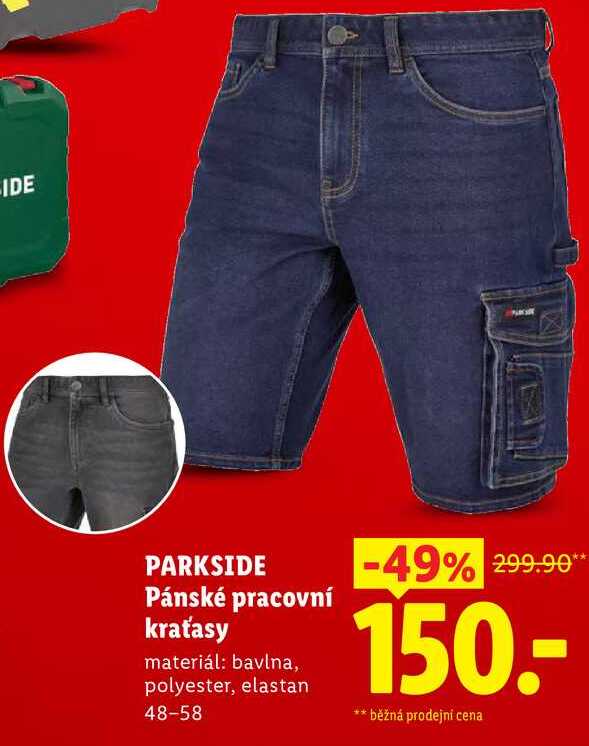 PARKSIDE Pánské pracovní kraťasy