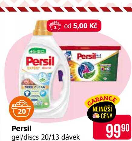 Persil gel/discs 20/13 dávek