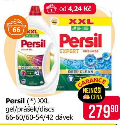 Persil XXL gel/prášek/discs 66-60/60-54/42 dávek