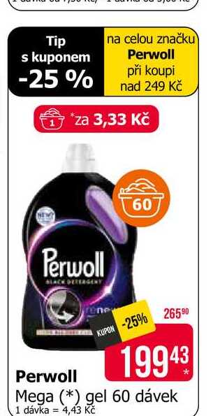 Perwoll Mega gel 60 dávek