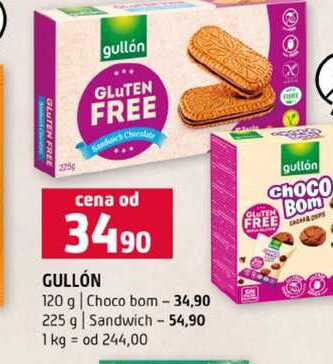 GULLÓN 120 g Choco bom 225 g Sandwich