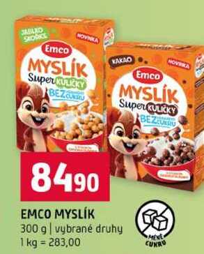 EMCO MYSLÍK 300 g vybrané druhy