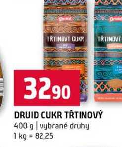 DRUID CUKR TŘTINOVÝ 400 g vybrané druhy 