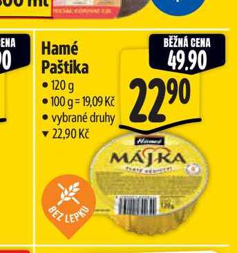   Hamé Paštika 120 g  