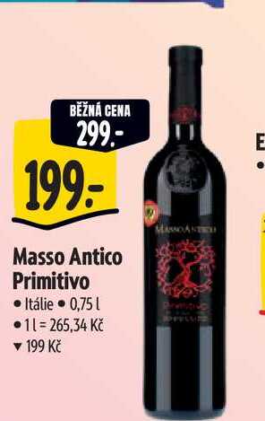 Masso Antico Primitivo 0,75 l