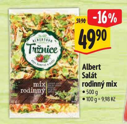  Albert Salát rodinný mix  500 g  