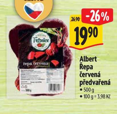 Albert Řepa červená předvařená 500g