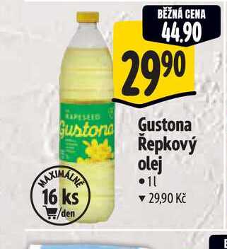   Gustona Řepkový olej  1 l