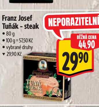 Franz Josef Tuňák - steak 80g