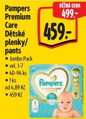 Pampers Premium Care Dětské plenky/ pants