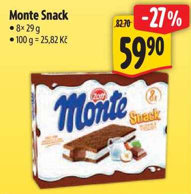 Monte Snack, 8x 29 g