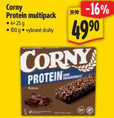 Corny Protein multipack, 4x 25 g