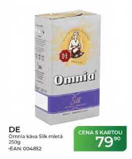DE Omnia DE Omnia káva Silk mletá 250 g