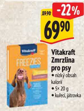 Vitakraft Zmrzlina pro psy, 5x 20 g