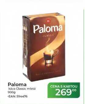 Paloma káva Classic mletá 900g