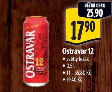 Ostravar 12, 0,5 l