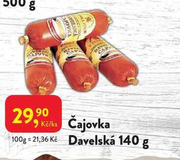 Čajovka Davelská 140 g