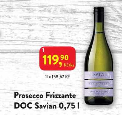 Prosecco Frizzante DOC Savian 0,75l