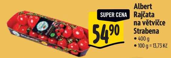 Albert Rajčata na větvičce Strabena, 400 g