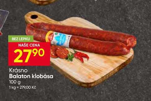 Krásno Balaton klobása 100 g