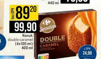 Nanuk double caramel 4x100 ml 400 ml