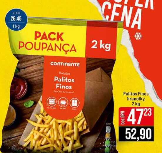 Palitos Finos hranolky 2 kg