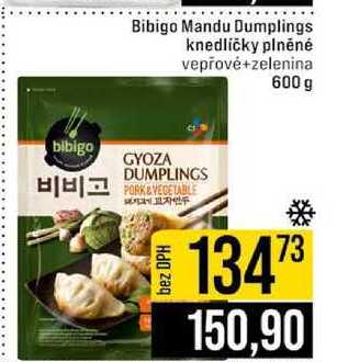 Bibigo Mandu Dumplings knedlíčky plněné vepřové+zelenina 600 g 