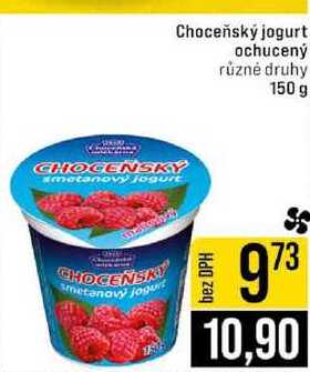 Choceňský jogurt ochucený různé druhy 150 g