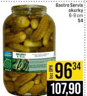 Gastro Servis okurky 6-9 cm