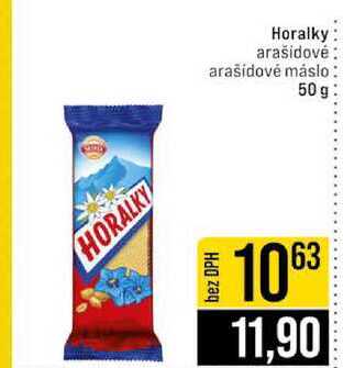 Horalky arašidové arašidové máslo 50 g